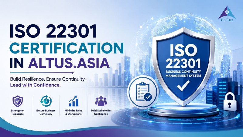 ISO 22301 Certification in Altus.Asia