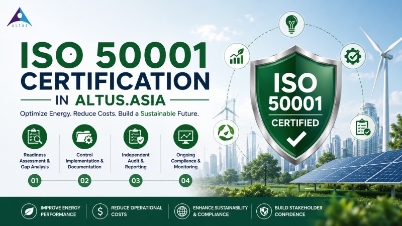 ISO 50001 Certification in Altus.Asia