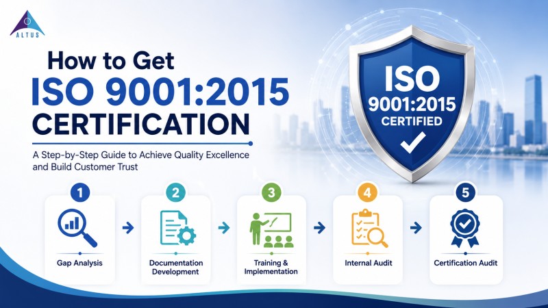ISO 9001:2015 Certification in Altus.Asia